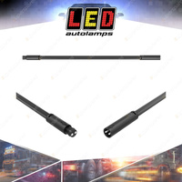 LED Autolamps 2 Core 500mm Cable with Male and Female Plugs Water Proof - Bulk