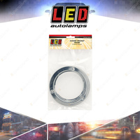 LED Autolamps Chrome Plated Steel Flange Mount - Suit Round Light Lamps