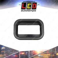 LED Autolamps Rectangular Black Grommet Slimline to Suit 130 Series Lamps