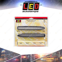 LED Autolamps Daytime Running Light 200x25x20mm Daylight Lamp Twin Blister Kit