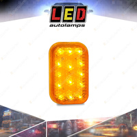 LED Autolamps Amber Rear Indicator Light 12-24 Volt 14 LED Lamp Only Bulk