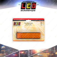 LED Autolamps Amber Rear Indicator Light 12-24 Volt 8 LED Lamp Blister