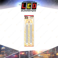 LED Autolamps Sequential Indicator Rear Strip Light 12V Clear Lens Twin Blister