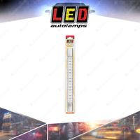 LED Autolamps Rear Indicator Light Chrome Bezel 12V 16 LED Lamp Single Blister