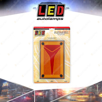 LED Autolamps Rear Indicator/Tail/Reflector Light Coloured Lens 12-24V Blister