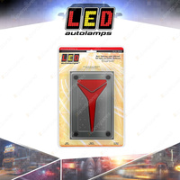 LED Autolamps Rear Indicator/Tail/Reflector Light Clear Lens 12-24 Volt Blister