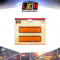LED Autolamps Front Indicator/Marker Light Amber Lens 18 LED Lamp Twin Blister