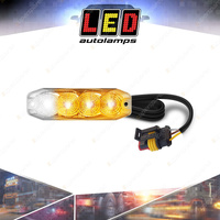 LED Autolamps Front Indicator/Position Light with AMP Plug 12-24V 4 LED Lamp