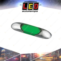 LED Autolamps Interior Light Green Coloured Courtesy Lamps Single Blister