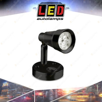 LED Autolamps Black Interior Reading Light Polycarbonate Lens 12 Volt Bulk