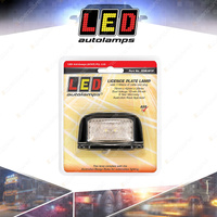 LED Autolamps Licence Number Plate Light 1m Cable & Plug 4 LED Lamp Single Bulk