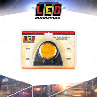 LED Autolamps Red & Amber Side Marker Light 6 LED Lamp Rubber Housing Blister