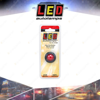 LED Autolamps Red Rear End Outline Marker Light 12-24V 3 LED Lamp Single Blister