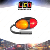 LED Autolamps Amber/Red Side Marker Light 2 LED Lamp with Female 2 Pin Plug