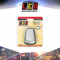 LED Autolamps White Supplementary Cab Marker Light Clear Lens 3 LED Lamp Blister
