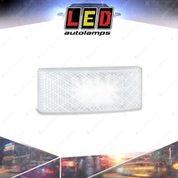 LED Autolamps White Side Marker Light Inbullt Reflector 3M Tape 3 LED Lamp Bulk