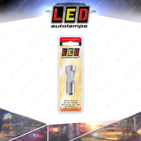 LED Autolamps White Bayonet Reverse Bulb 12-24 Volt 570 Effective Lumens Blister