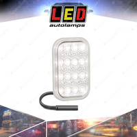 LED Autolamps White Prewired Rectangle Reverse Light Recessed Mount Bulk