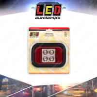 LED Autolamps Reverse/Reflector White Light 12-24 Volt with Grommet/Plug Blister