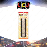 LED Autolamps White Reverse Light Black Bracket 200x50mm with 25 LED Blister