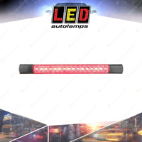 LED Autolamps Centre High Mount Stop Light with Black End Caps 12V 16 LED Lamp