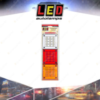 LED Autolamps Mini Jumbo Stop Tail Indicator Reverse Light 12-24V Lamp Blister