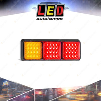 LED Autolamps Stop Tail Indicator Square Light 48 LED Lamp 12-24V Bulk