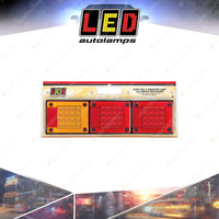 LED Autolamps Stop Tail Indicator Light Reflector 48 LED Lamp 12-24V Blister