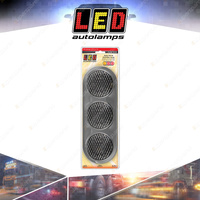 LED Autolamps Stop Tail Indicator Light Clear Lens Chrome Bracket 24 LED Lamp