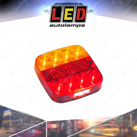 LED Autolamps Stop Tail Indicator Reflector Licence 8 LED Lamp 12-24V Bulk
