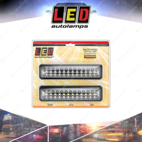 LED Autolamps Stop Tail Indicator Reverse Light 36 LED Lamp 12-24V Blister of 2