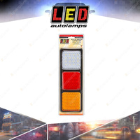 LED Autolamps Stop Tail Indicator Reverse Light 48 LED Lamp 12-24V Blister