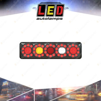 LED Autolamps Stop Tail Indicator Reverse Reflector Light RHS Black Chrome Bulk