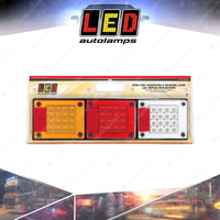 LED Autolamps Stop Tail Indicator Reverse Light 12-24V 48 LED Lamp Blister