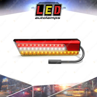 LED Autolamps Chrome RHS Stop Tail Reverse Reflector Light Sequential Ind Bulk