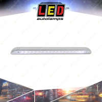 LED Autolamps Door Entry Strip Light Chrome Housing 12 Volt Blister