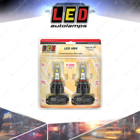 LED Autolamps HB4 LED HeadLight Single Beam 9x3 Watts/Clusterd Twin Blister