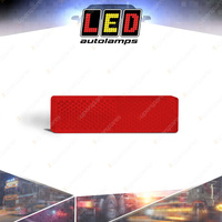 LED Autolamps Red Reflex Reflector with 3M Tape Truck Caravan Box of 100