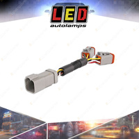 LED Autolamps 3 Way Power Patch with DT Connectors DT04-6P x 1 & DT04-6S x 2