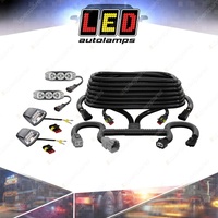 LED Autolamps Trailer Plug GVM Kit with Light for Toyota Landcruiser 300 Bulk