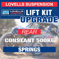 Upgrade Option - Rear Extra HD Spring Cons 500kg Purchase with Lift Kit Lovells