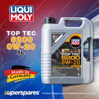 1 x Liqui Moly Top Tec 6200 0W-20 Long Life IV Engine Oil 5 Litre