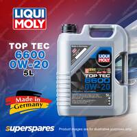 Liqui Moly Premium Top Tec 6600 0W-20 Low-Friction Engine Oil 5 Litre
