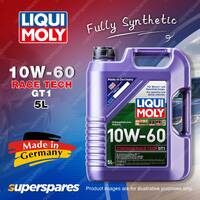 1 x Liqui Moly Fully Synthetic Race Tech GT1 10W-60 Engine Oil 5L