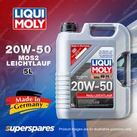 Liqui Moly MoS2 Leichtlauf 20W-50 Engine Oil 5 Litre Low Friction