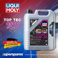 Liqui Moly Top Tec 4500 5W-30 Engine Oil 5L Low-Friction Motor Oil