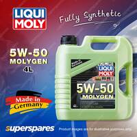 1 x Liqui Moly Fully Synthetic Molygen 5W-50 High-Performance Engine Oil 4 Litre