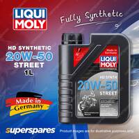 Liqui Moly Fully Synthetic HD 20W-50 Street Motorbike Motor Oil 1L