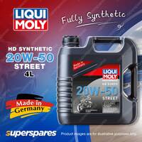 Liqui Moly Fully Synthetic HD 20W-50 Street Motorbike Motor Oil 4L