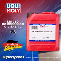 LIQUI MOLY LM 750 Compressor Oil SAE 40 High Self-ignition Temperature 5L